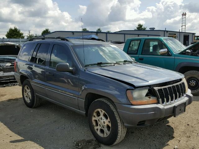 1J4GW48S51C671877 - 2001 JEEP GRAND CHER BLUE photo 1