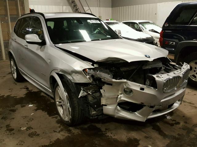 5UXWX7C51BL735494 - 2011 BMW X3 XDRIVE3 SILVER photo 1