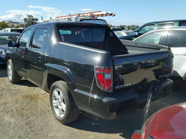 5FPYK1F54DB002693 - 2013 HONDA RIDGELINE BLACK photo 3