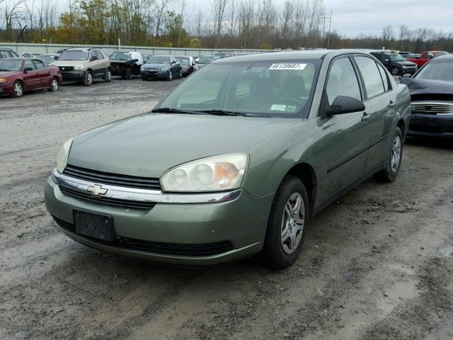 1G1ZS52F05F202494 - 2005 CHEVROLET MALIBU GREEN photo 2