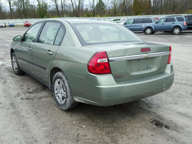 1G1ZS52F05F202494 - 2005 CHEVROLET MALIBU GREEN photo 3