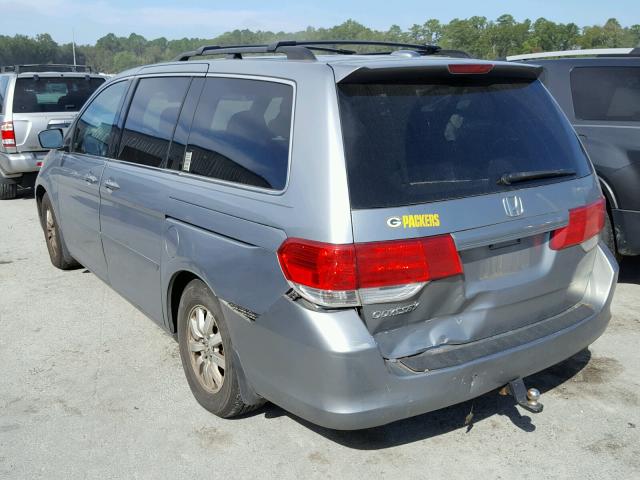 5FNRL38749B007663 - 2009 HONDA ODYSSEY SILVER photo 3