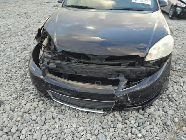 2G1WB55K369158884 - 2006 CHEVROLET IMPALA LS BLACK photo 9