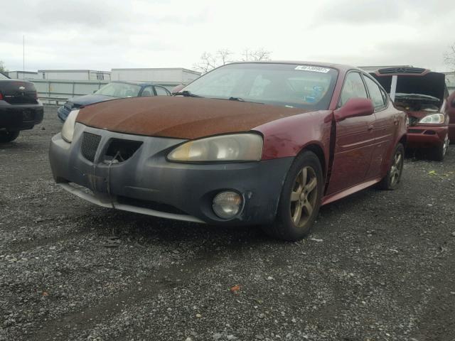 2G2WP522851133381 - 2005 PONTIAC GRAND PRIX RED photo 2