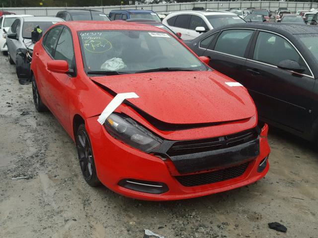 1C3CDFAA4GD736541 - 2016 DODGE DART SE RED photo 1