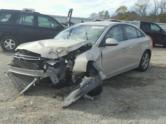 1G1PG5SCXC7255354 - 2012 CHEVROLET CRUZE LT GRAY photo 2