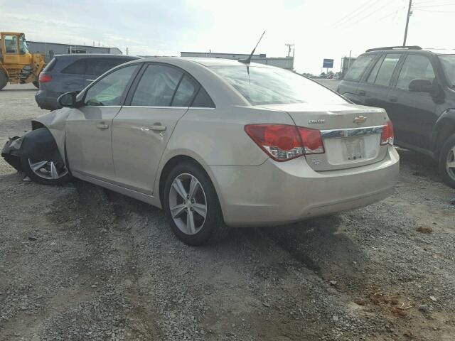 1G1PG5SCXC7255354 - 2012 CHEVROLET CRUZE LT GRAY photo 3