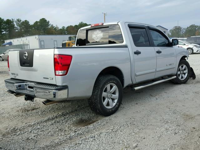 1N6BA0ED9BN317912 - 2011 NISSAN TITAN S GRAY photo 4