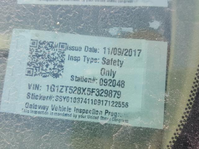 1G1ZT528X5F329879 - 2005 CHEVROLET MALIBU LS Yaşıl foto 10