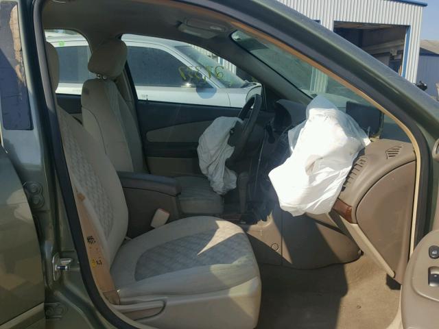 1G1ZT528X5F329879 - 2005 CHEVROLET MALIBU LS Yaşıl foto 5