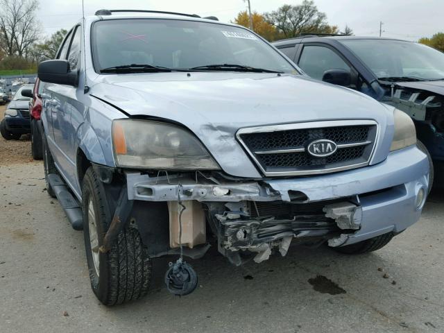 KNDJD733155423722 - 2005 KIA SORENTO BLUE photo 9