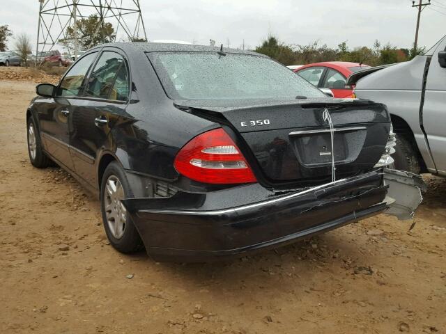 WDBUF56J36A819096 - 2006 MERCEDES-BENZ E 350 BLACK photo 3