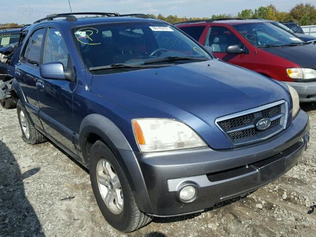 KNDJD733435094558 - 2003 KIA SORENTO EX BLUE photo 1