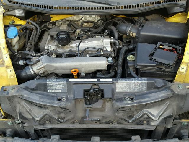 3VWCD21C2YM480845 - 2000 VOLKSWAGEN NEW BEETLE 黄色 照片 7