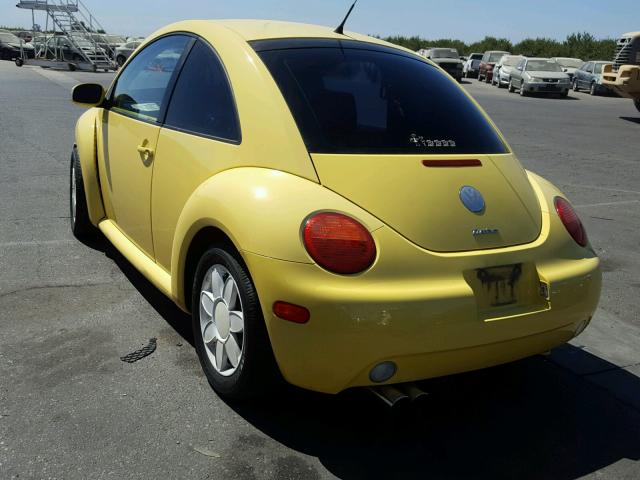 3VWCD31C64M405324 - 2004 VOLKSWAGEN NEW BEETLE Sarı foto 3