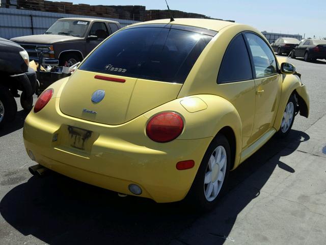 3VWCD31C64M405324 - 2004 VOLKSWAGEN NEW BEETLE Sarı foto 4