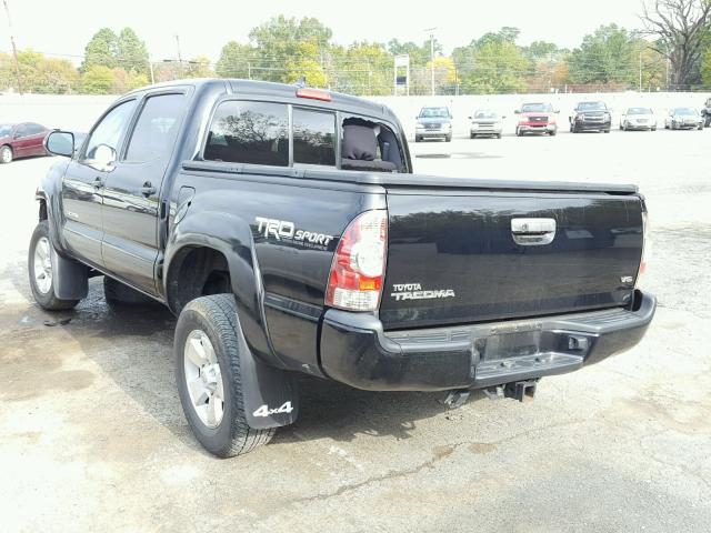 5TFLU4ENXFX135743 - 2015 TOYOTA TACOMA DOU BLACK photo 3