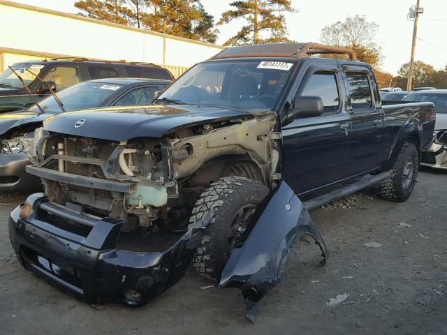 1N6ED29Y53C401767 - 2003 NISSAN FRONTIER C BLACK photo 2