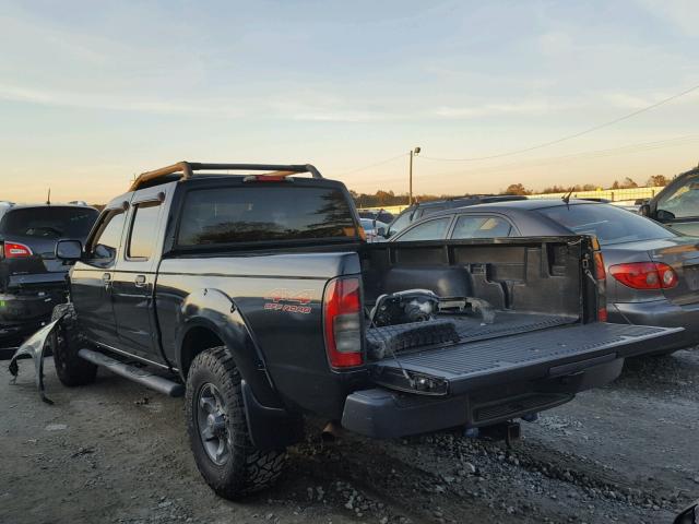 1N6ED29Y53C401767 - 2003 NISSAN FRONTIER C BLACK photo 3