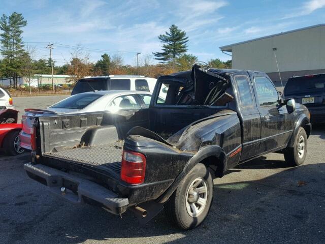 1FTYR14U83TA46836 - 2003 FORD RANGER SUP BLACK photo 4