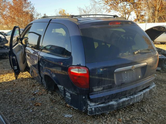 2C8GP54LX5R530547 - 2005 CHRYSLER TOWN & COU BLUE photo 3