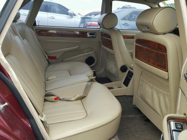 SAJKY1744MC639505 - 1991 JAGUAR XJ6 VANDEN RED photo 6