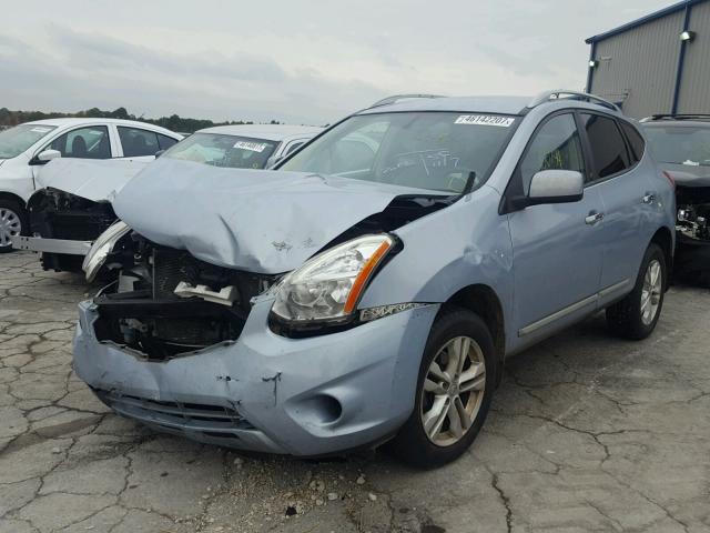 JN8AS5MT4CW284884 - 2012 NISSAN ROGUE BLUE photo 2