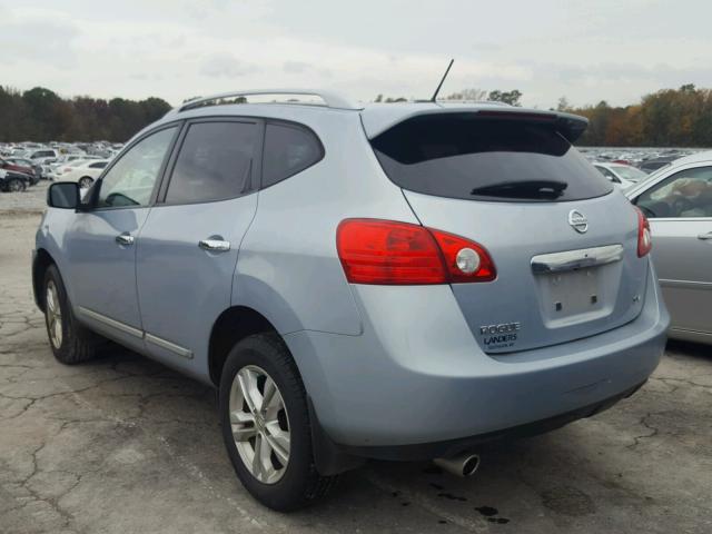 JN8AS5MT4CW284884 - 2012 NISSAN ROGUE BLUE photo 3