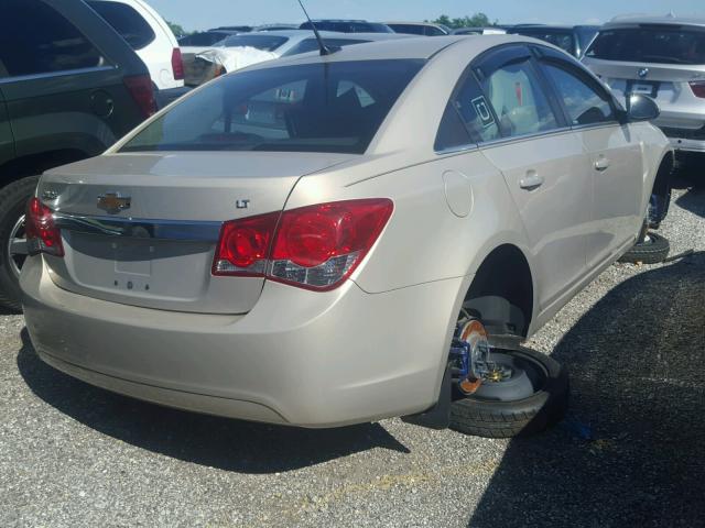 1G1PG5SC5C7260011 - 2012 CHEVROLET CRUZE LT GOLD photo 4