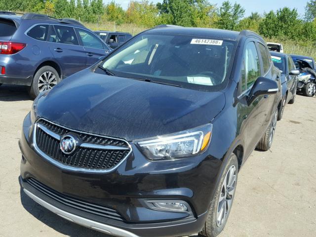 KL4CJBSBXHB160529 - 2017 BUICK ENCORE PRE BLACK photo 2