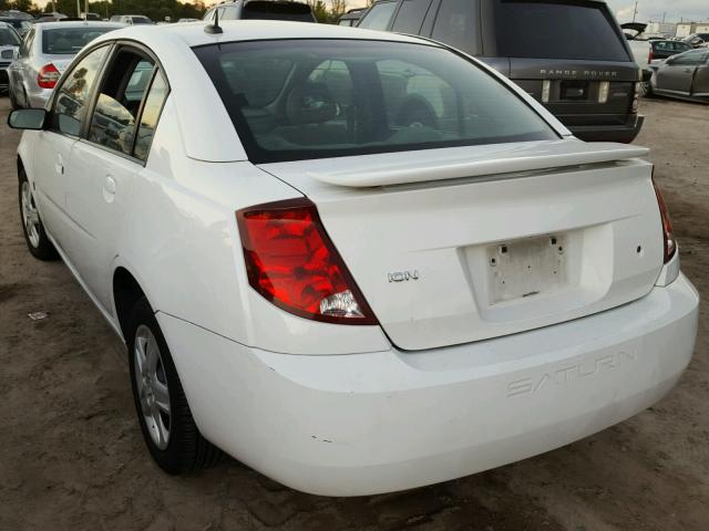 1G8AJ55F87Z178492 - 2007 SATURN ION LEVEL WHITE photo 3