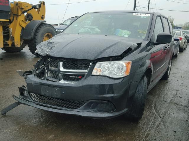 2C4RDGBG5FR647930 - 2015 DODGE GRAND CARA BLACK photo 2