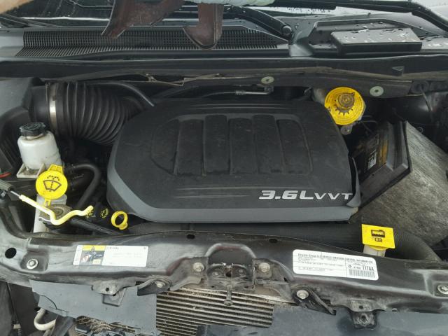 2C4RDGBG5FR647930 - 2015 DODGE GRAND CARA BLACK photo 7