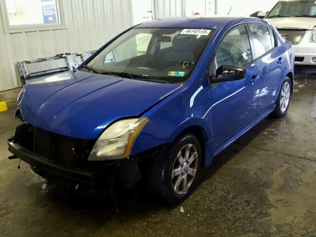 3N1AB6AP8BL663127 - 2011 NISSAN SENTRA 2.0 BLUE photo 2