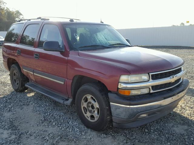 1GNEC13TX5J232722 - 2005 CHEVROLET TAHOE BURGUNDY photo 1