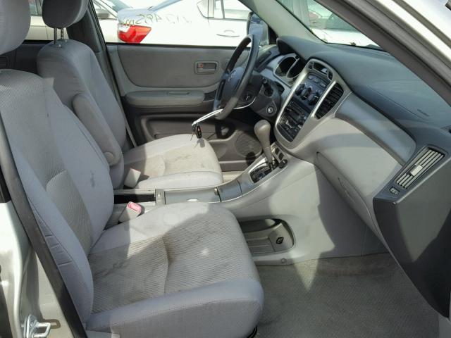 JTEGP21A370140109 - 2007 TOYOTA HIGHLANDER SILVER photo 5