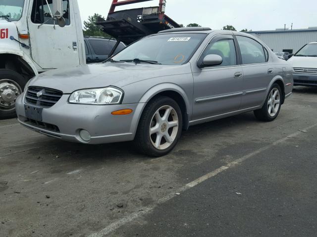 JN1CA31A31T310990 - 2001 NISSAN MAXIMA GXE GRAY photo 2