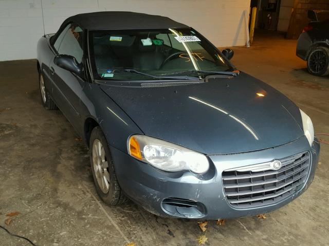 1C3EL75R96N285388 - 2006 CHRYSLER SEBRING TEAL photo 1