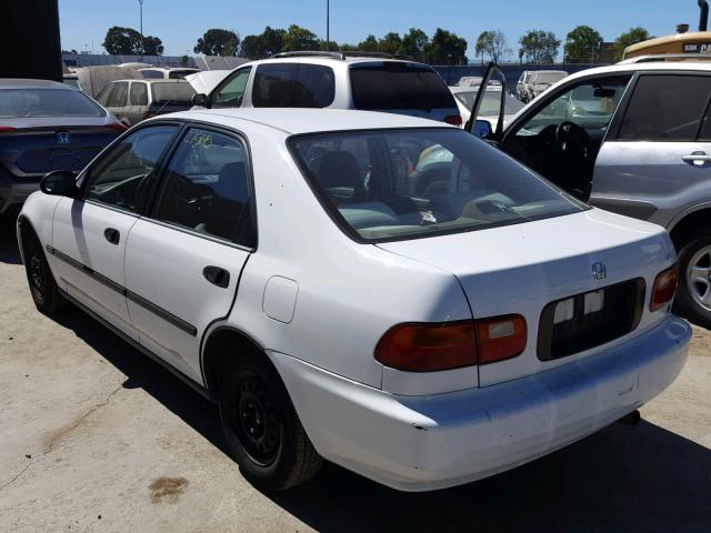 JHMEG8647RS018246 - 1994 HONDA CIVIC DX WHITE photo 3