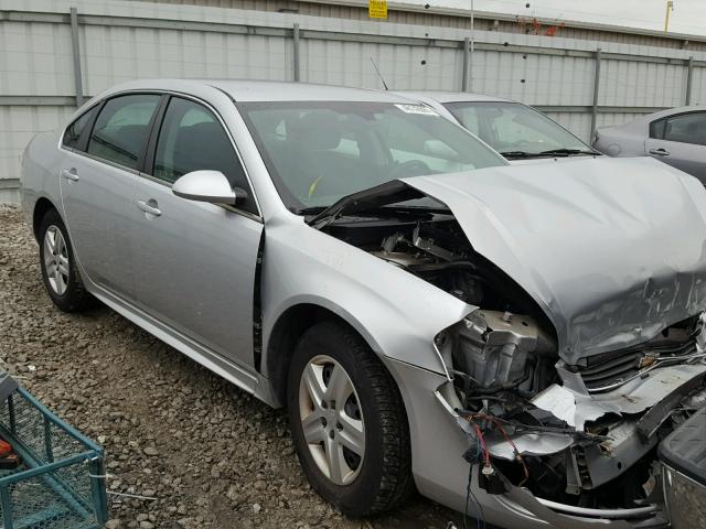 2G1WA5EKXA1126170 - 2010 CHEVROLET IMPALA SILVER photo 1