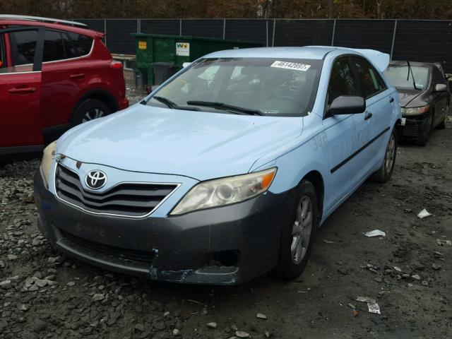 4T1BF3EKXBU181022 - 2011 TOYOTA CAMRY BASE BLUE photo 2