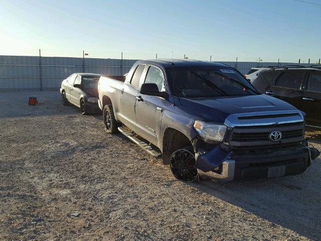 STFRY5F17FX177514 - 2015 TOYOTA TUNDRA BLUE photo 1