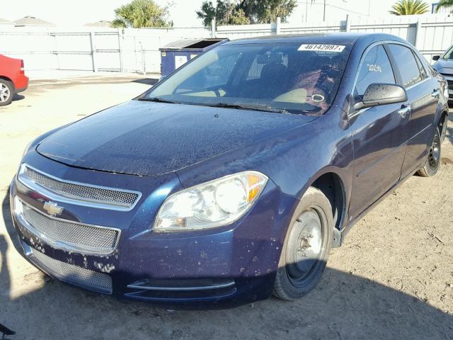 1G1ZG57B89F221937 - 2009 CHEVROLET MALIBU LS ლურჯი ფოტო 2