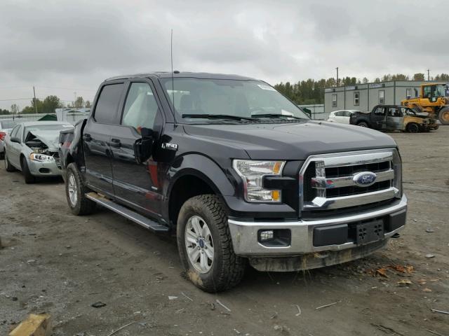 1FTEW1EG9FKD57254 - 2015 FORD F150 SUPER BLACK photo 1