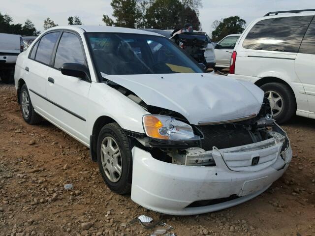 2HGES16211H532144 - 2001 HONDA CIVIC DX WHITE photo 1