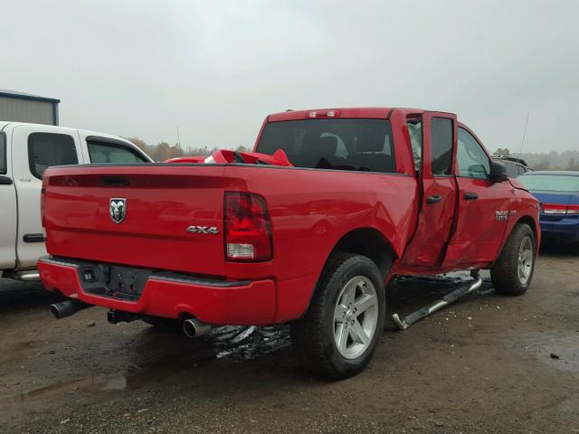 1C6RR7FT5DS605317 - 2013 RAM 1500 ST RED photo 4