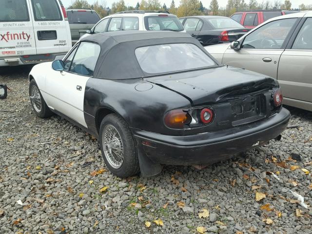 JM1NA3515M1220773 - 1991 MAZDA MX-5 MIATA TWO TONE photo 3