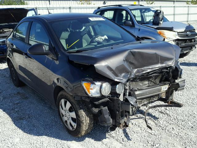 1G1JA5SG3D4239414 - 2013 CHEVROLET SONIC LS GRAY photo 1