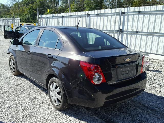 1G1JA5SG3D4239414 - 2013 CHEVROLET SONIC LS GRAY photo 3