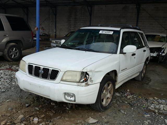 JF1SF65611H724666 - 2001 SUBARU FORESTER S თეთრი ფოტო 2